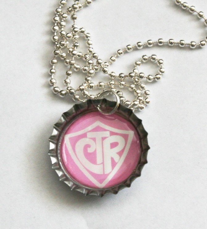 CTR bottlecap pendant RESERVED for Shellie