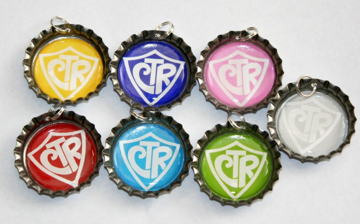 CTR bottlecap pendant RESERVED for Shellie