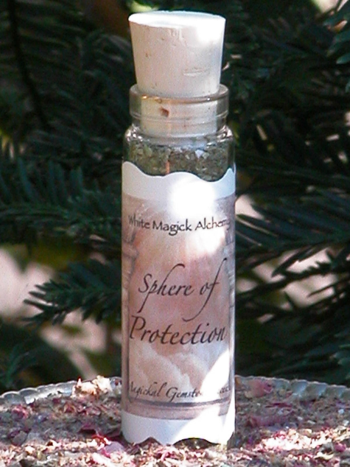 Sphere of Protection . Magickal Crystal Gemstone Incense