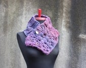 Wrap Scarf in shades of plum