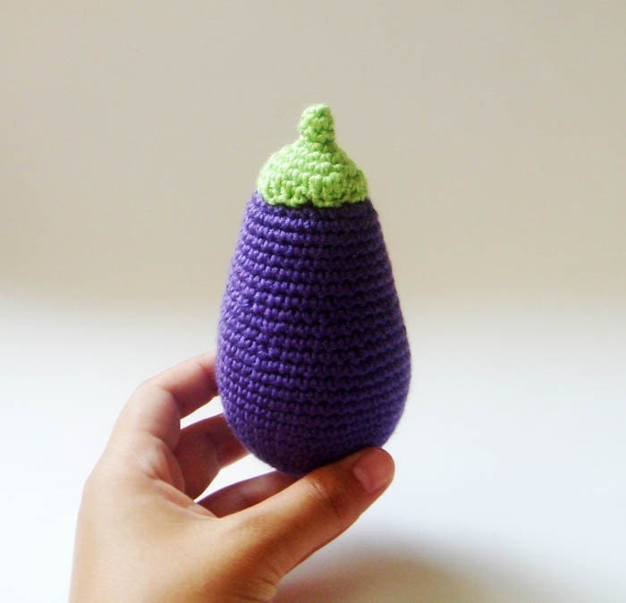 crochet eggplant