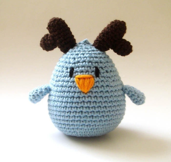 Blue Reindeer Bird