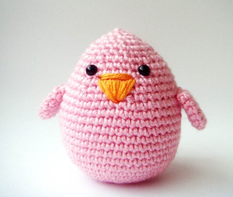 pink plush bird baby girl nursery
