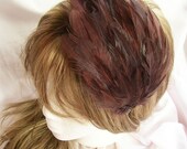 Wholesale - Bear Brown feather fascinators - CHOOSE headband, hair clip, comb (6 Pieces)