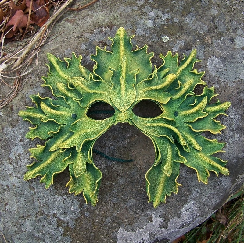 Great Greenman leather mask