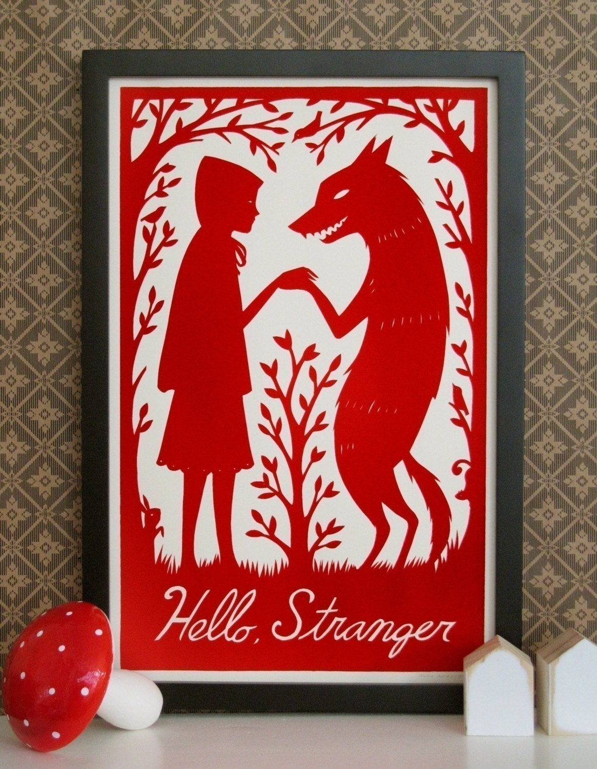 Hello Stranger Screenprint