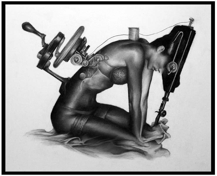 The Sewing Machine Is Beautiful  print