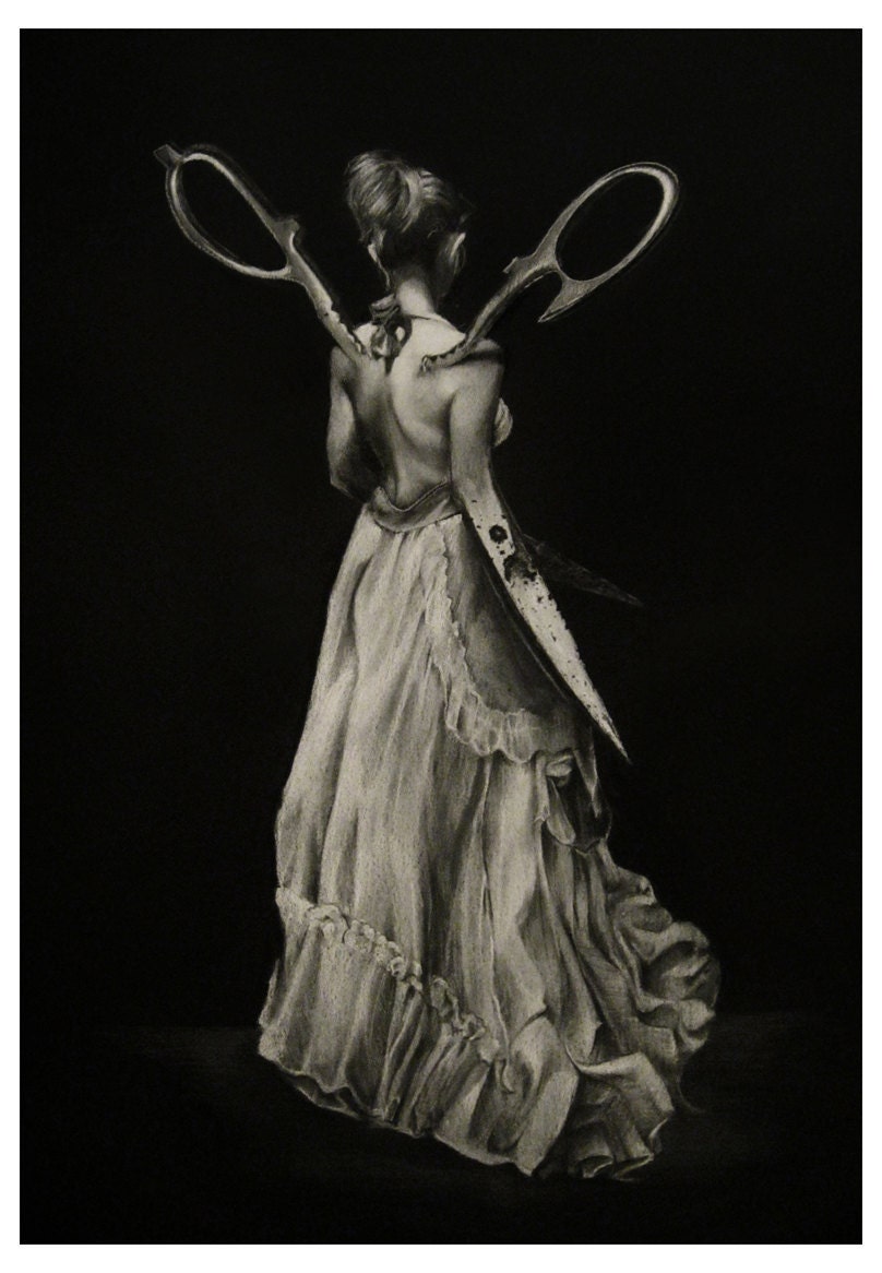 The Scissoress    signed print