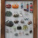 Hand Painted JEWELRY DISPLAY RACK Holder / brown / 35 - 50 Earrings / 24 - 36 Necklaces