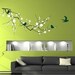 Cherry Blossom Wall Decals Branch with Birds (3 Colors) - Vinyl Tree Wall Art