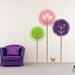 Wall Decals Tree Tops - Vinyl Text Wall Words Stickers Art Graphics