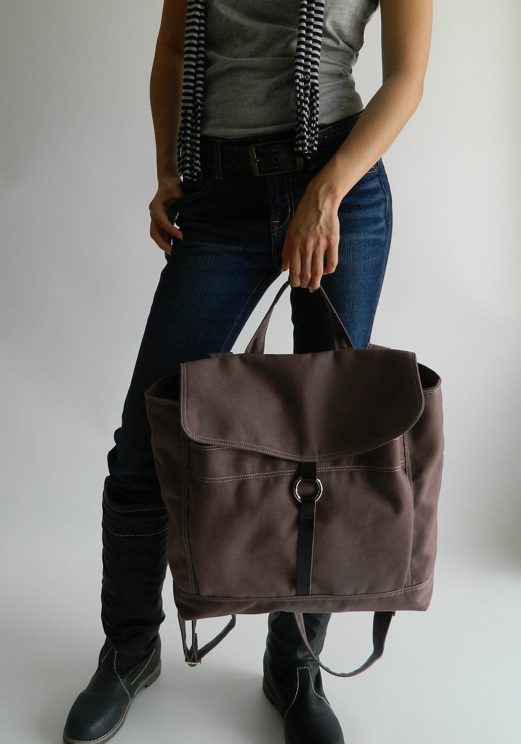 SALE - 10% OFF - Tanya in Brown  // Backpack / Satchel / Rucksack / Messenger / Laptop/Tote /Women/For Her / For Him