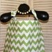 Nursing Cover - Apple Green Chevron HideAway Nursing Cover Up with OVERALL BUCKLE