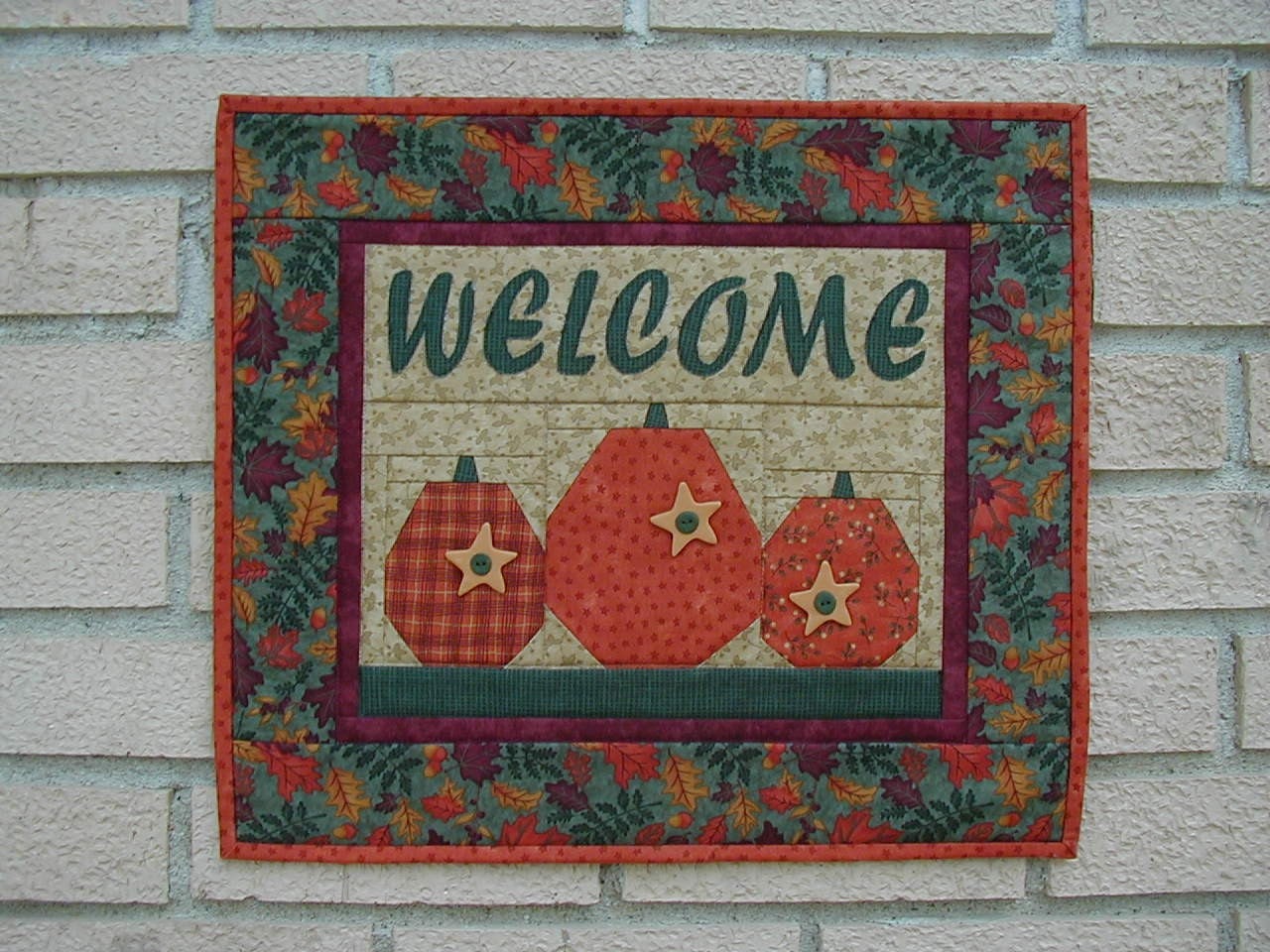 Welcome Wall Hanging - Pumpkin (TGWLC)