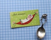 24 Vintage Baby Birth Announcements Bright green red black 1960s