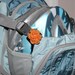 Orange and Yellow Reflective Flower Bicycle Accessory on Velcro- All sales become a donation to the American Lung Association