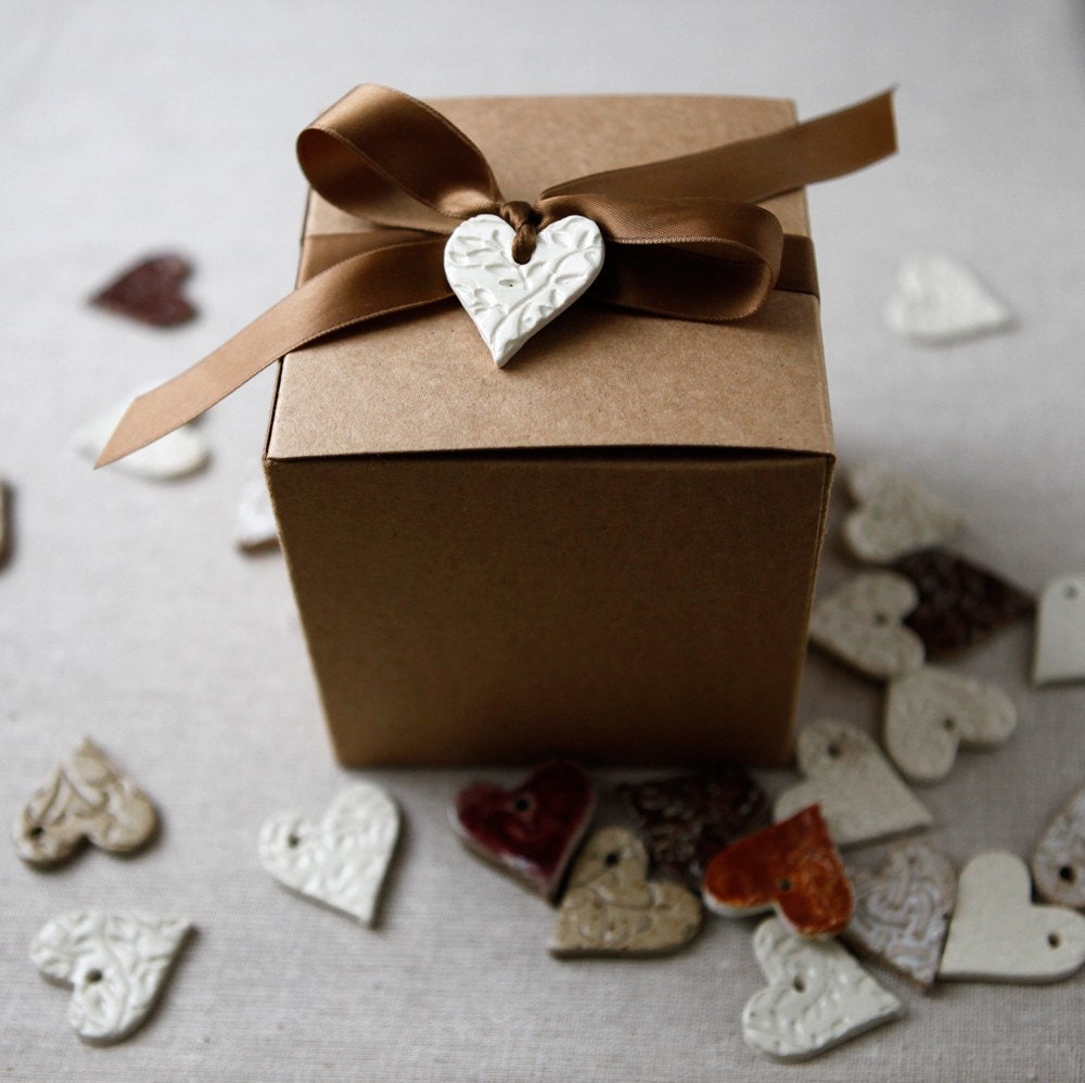 Small Ceramic Hearts