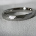 Titanium Ground Profile Ring or Wedding Band