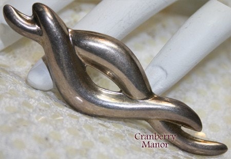 Vintage Mexico Sterling Silver Brooch
