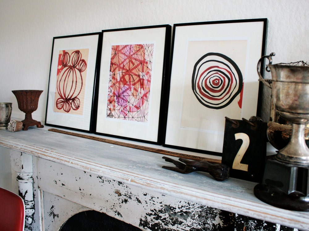 geometric love no.1 art print