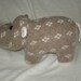 Hippo Stuffed wool Sewing Pattern PDF