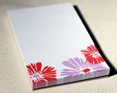 SALE - Letterpress Scratch Pad - Flounce. 100 percent PCW paper, SP981