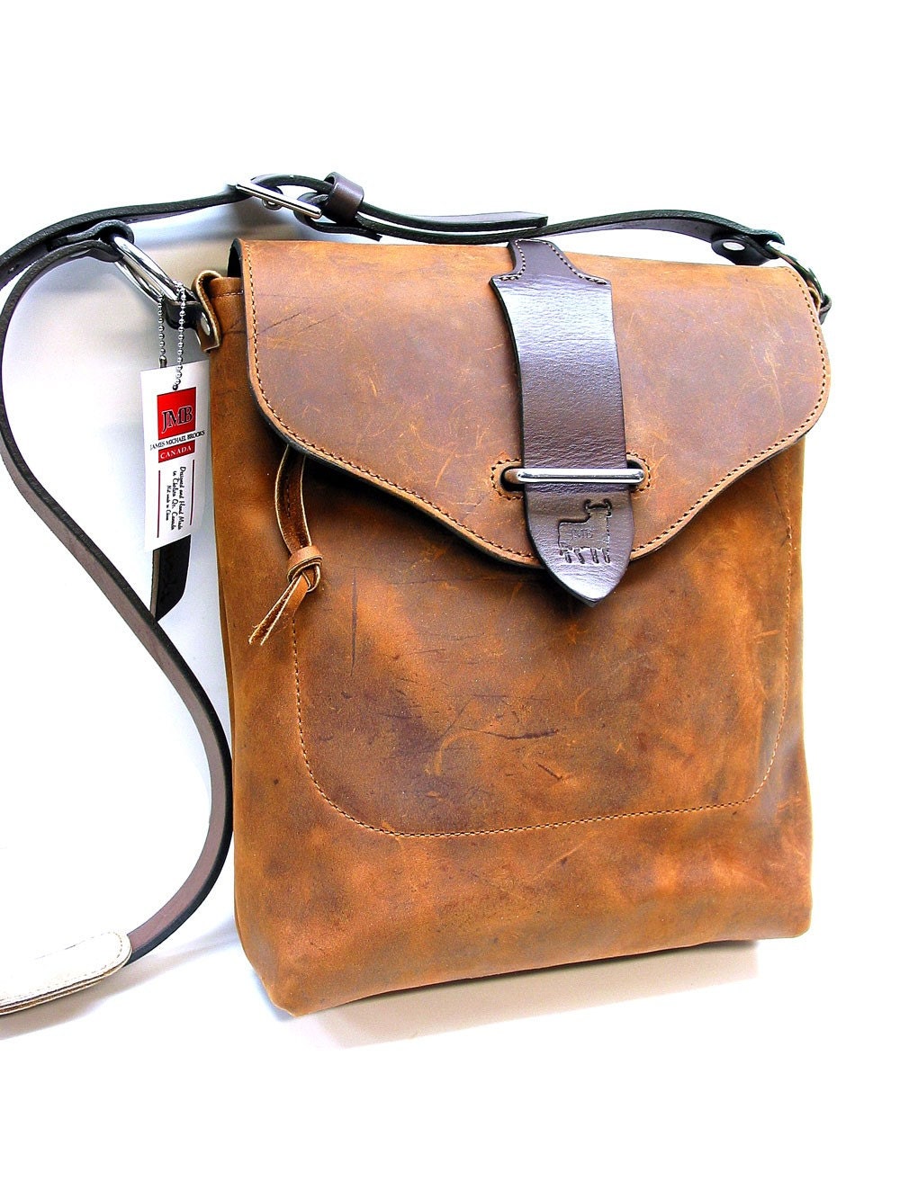 Kuuru Book Bag oiled brown