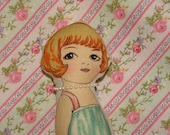 Cloth Paper Doll Sally Roxanne
