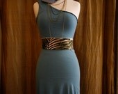 One Shoulder Bamboo Dress and Reversible