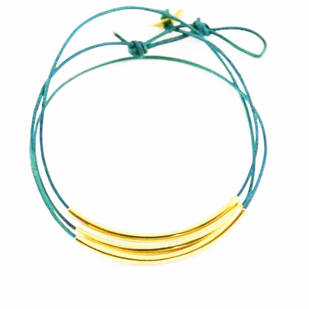 Leather Wrap Bracelet Turquoise and Gold "Lori" Triple Wrap Leather Bracelet, Beaded Leather Wrap Bracelet, Sundance Jewelry