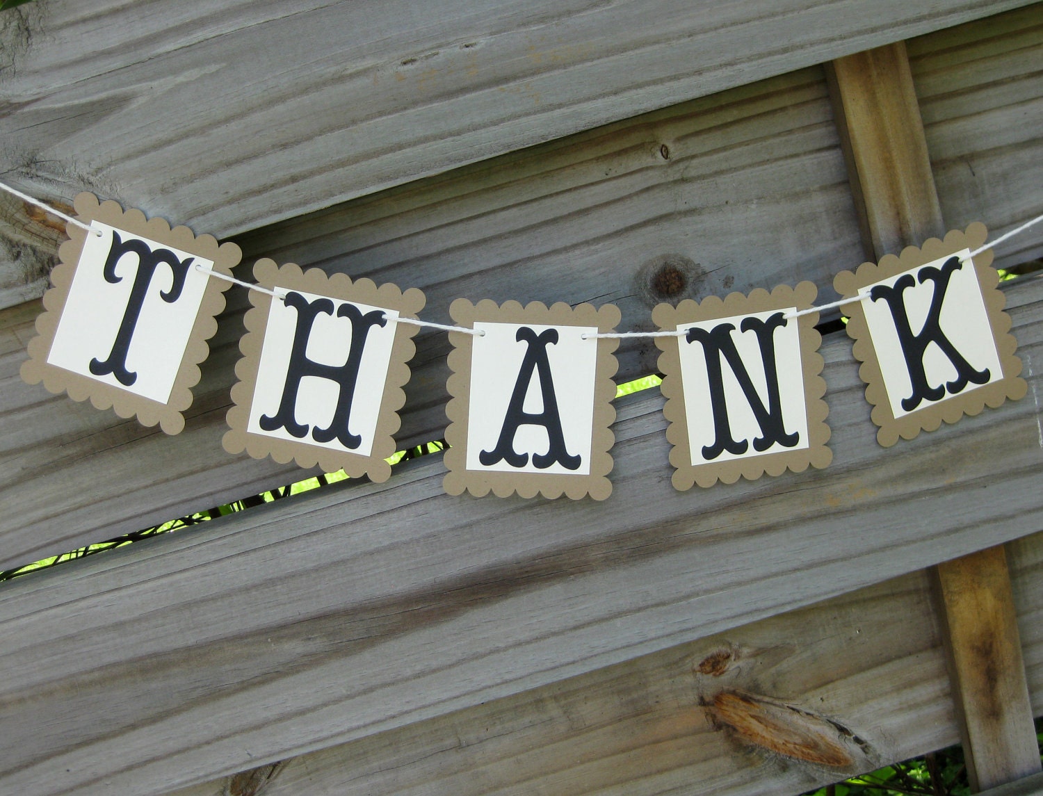 Thank You Banner - Wedding Photo Prop