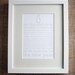 SALE - 25% OFF - 2011 Year of the Rabbit - Limited Edition Letterpress Print (framed - sitting rabbit)