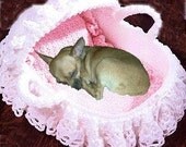 Crochet Pattern FURBABIE BASSINET BED