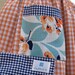 Apron - Leander Roses on Cross Stitch Gingham Hostess Apron (A131)