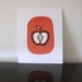 Modern Apple Letterpress Print