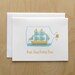 Ship in a Bottle Letterpress Birthday Card