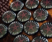 LEGALIZE IT// Satanic "Legalize Black Magic" Pentagram Sigil of Baphomet Pin