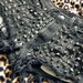 HELTER SKELTER// Vintage SPIKED Stud Levi's Cut Off Black Denim Shorts, M