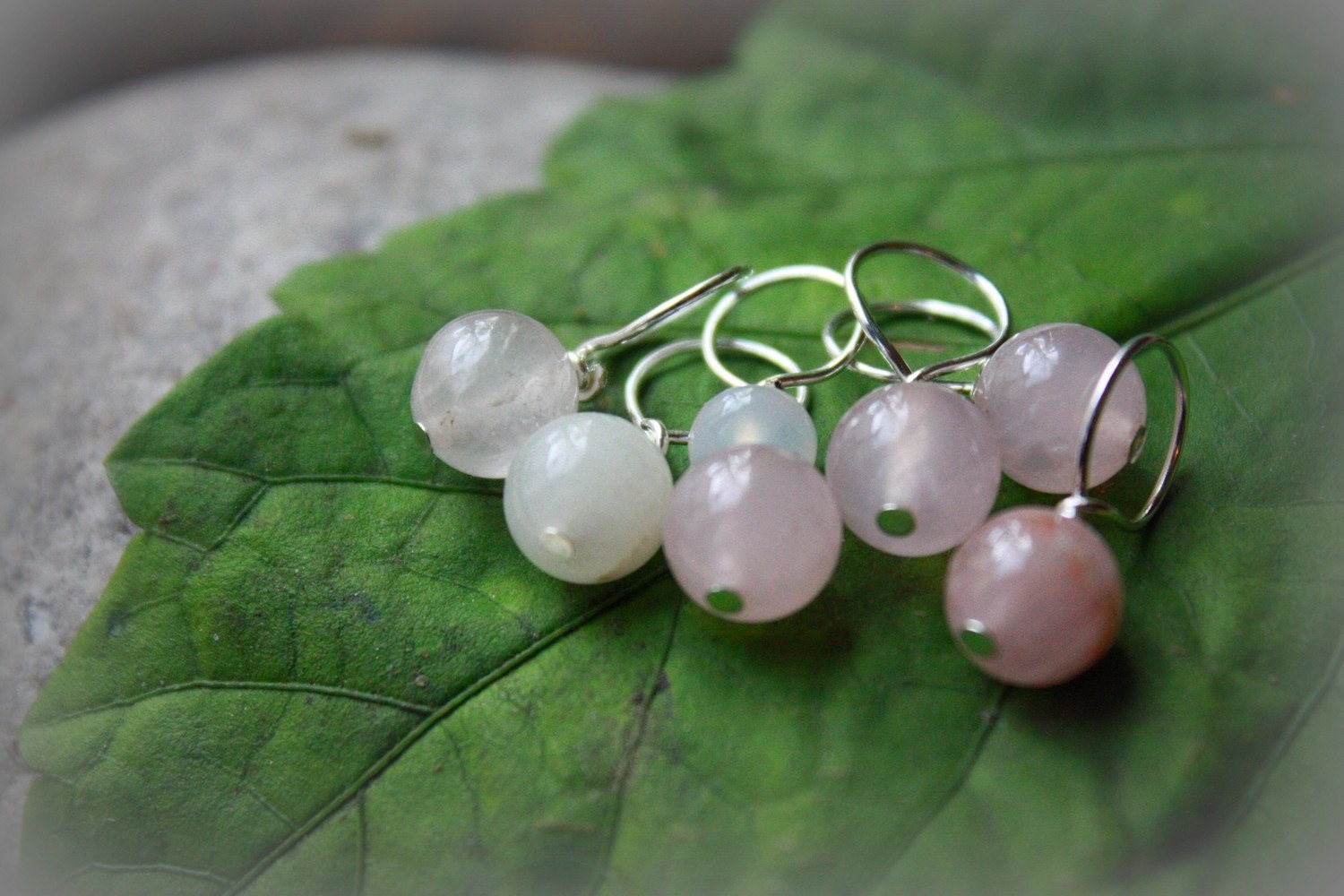 Rose Gelato Stitch Markers