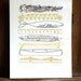 Things That Are Long LETTERPRESS POSTER 11x14