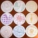 Letterpress Coasters Set of 9 with Bag