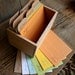 Letterpress Recipe Cards and Recipe Box