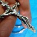 Crucifix Passion Christ Custom Sterling Silver No Chain By RXVrings N055