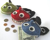 PDF - Coin Pocket - Monster Fish (pattern)