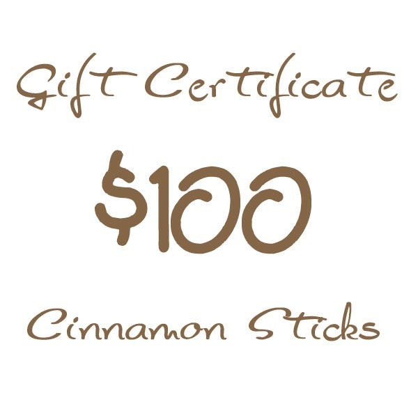 100 dollar gift certificate for cinnamonsticks hand stamped sterling silver jewelry