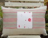 Antique Linen, French Ticking, German Mangelcloth