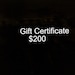 WireQueen Jewelry  Gift Certificate For Two Hundred Dollars