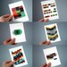 Blocks & Boxes postcards - set of 6