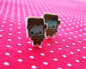 Kawaii Stud Earrings - Frankie Stein