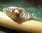 TUTORIAL Jewelry Tutorial Rings-  Wire wrap Herringbone Rings - bead rings  No 34